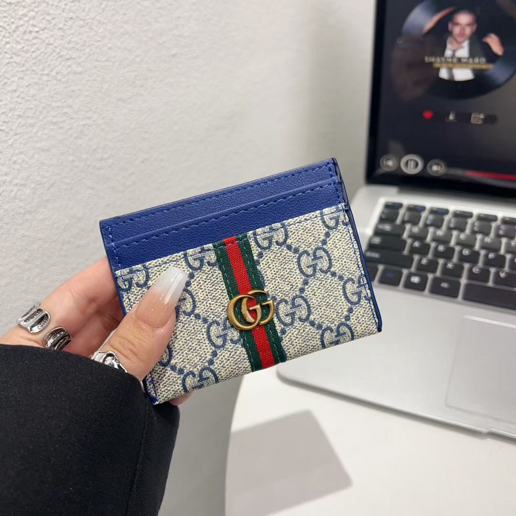 gucci gucci Canvas Wallet Card Holder