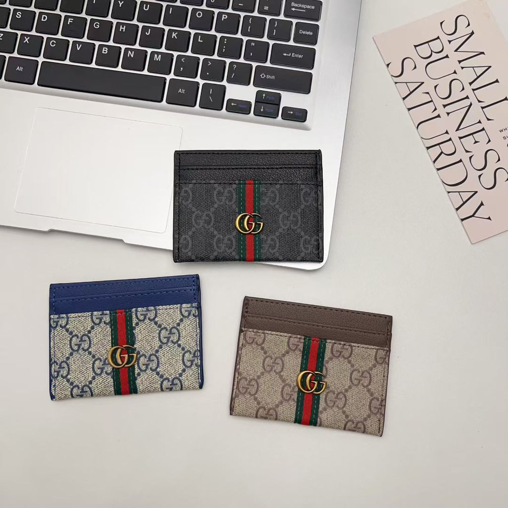 gucci gucci Canvas Wallet Card Holder
