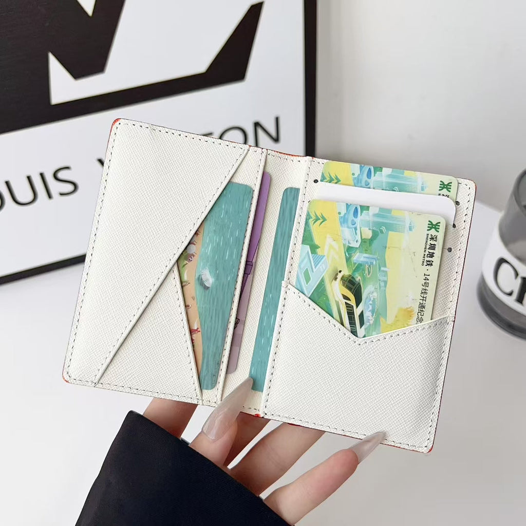 louis vuitton Multicolor Compact Wallet Card Holder
