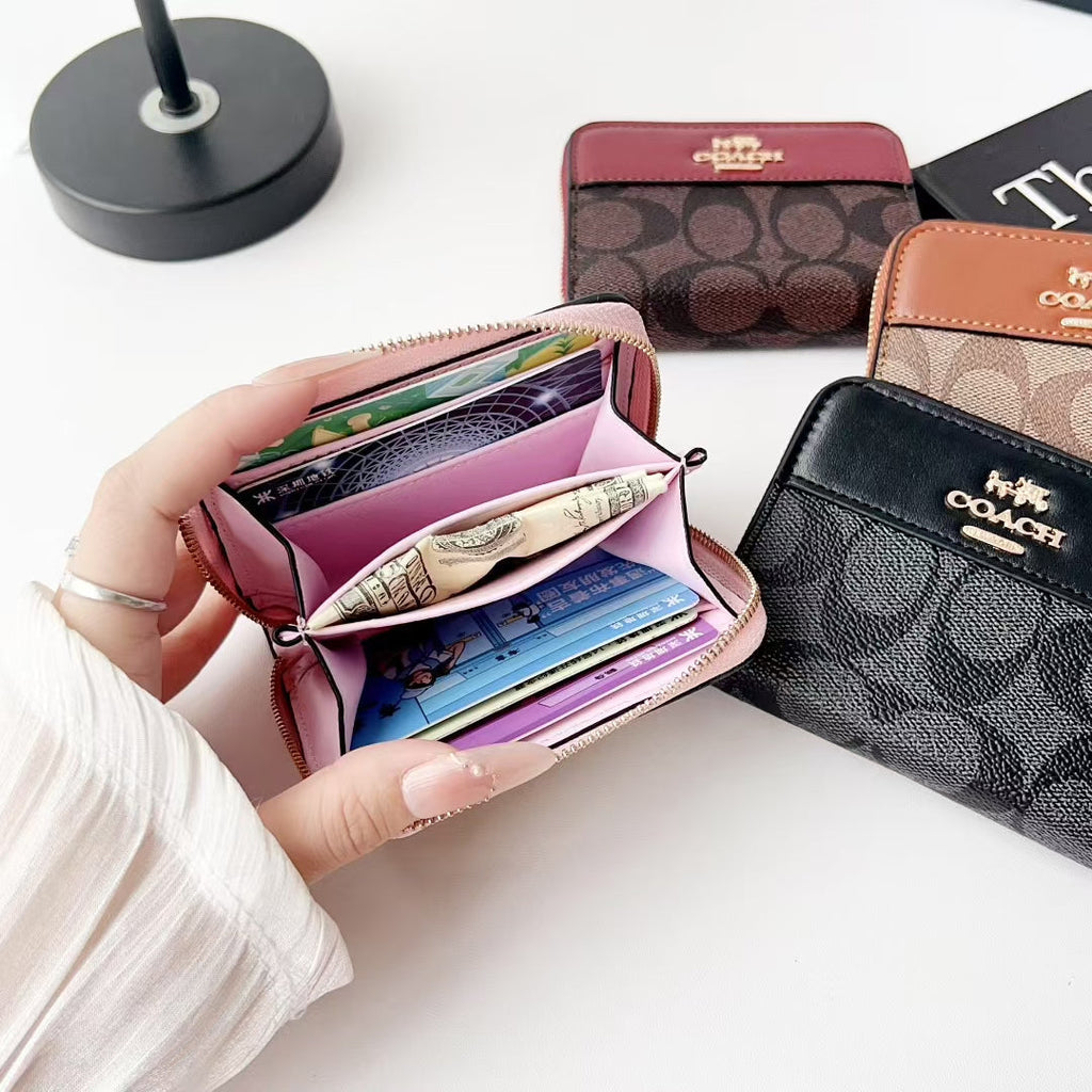 Coach Zip Around Wallet Card Holder