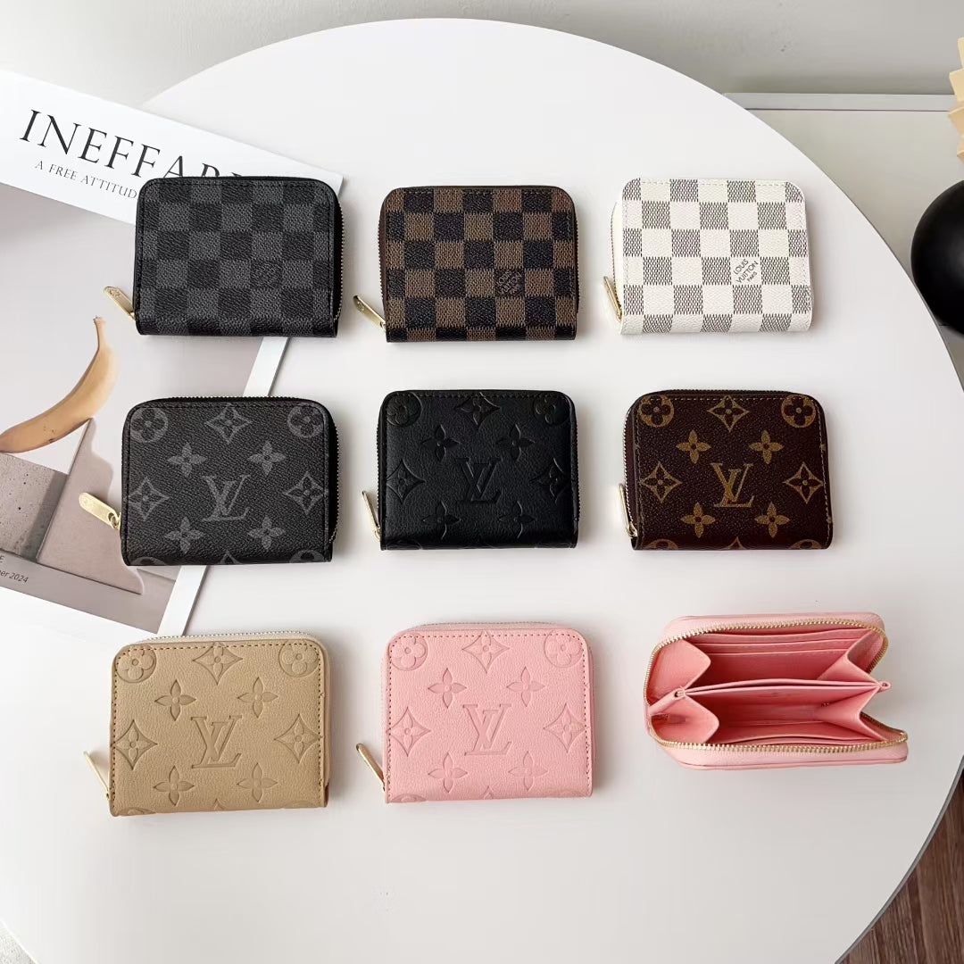 louis vuitton Zip Around Mini Wallet Card Holder Collection