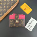 louis vuitton Multicolor Monogram Luxury Zip Card Holder Wallet Compact Designer Card Case