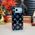louis vuitton Holographic Monogram Luxury Phone Case for iPhone 14 to iPhone 17 Pro Max