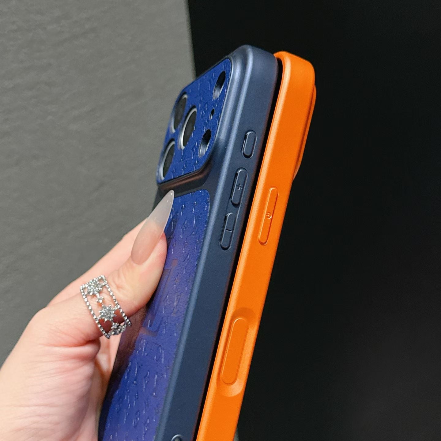 louis vuitton Inspired Leather Phone Case for iPhone 14 to iPhone 17 Pro Max