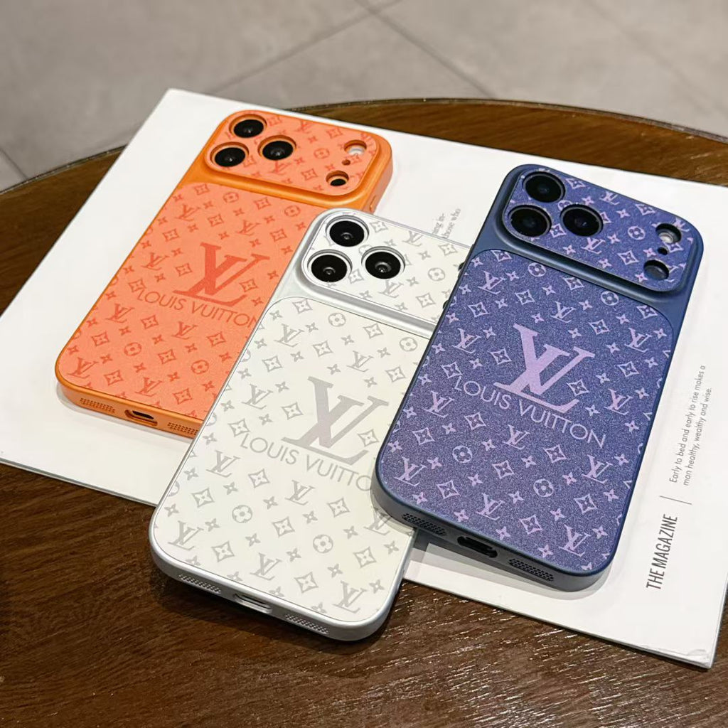 louis vuitton Inspired Monogram Phone Case for iPhone 14 to iPhone 17 Pro Max