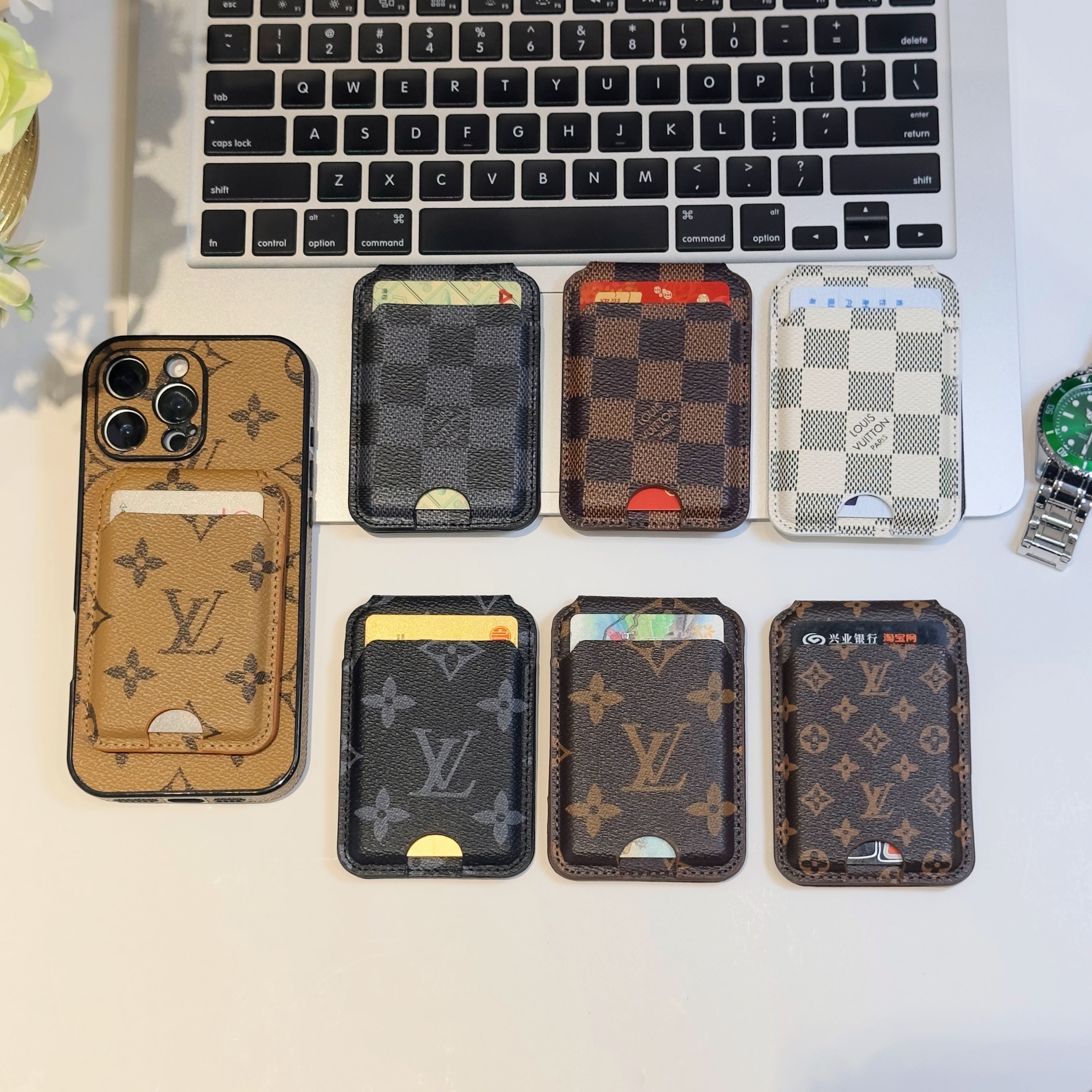 louis vuitton Monogram Slim Wallet Card Holder