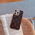 HypedEffects Brown Monogram iPhone Case