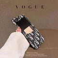 HypedEffects Dior-Inspired Samsung Z Flip Case – Available for Z Flip 3, 4, 5, and 6