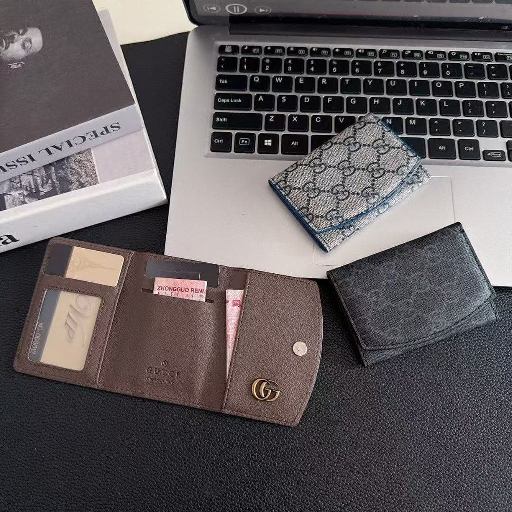 HypedEffects gucci Monogram Mini Envelope Wallet – Compact Card Wallet