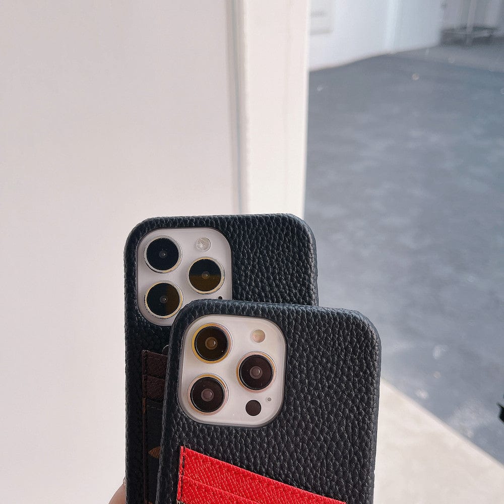 HypedEffects louis vuitton iPhone 17 Cases with Extra Pouch - Timeless Luxury