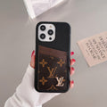 HypedEffects louis vuitton iPhone 17 Cases with Extra Pouch - Timeless Luxury
