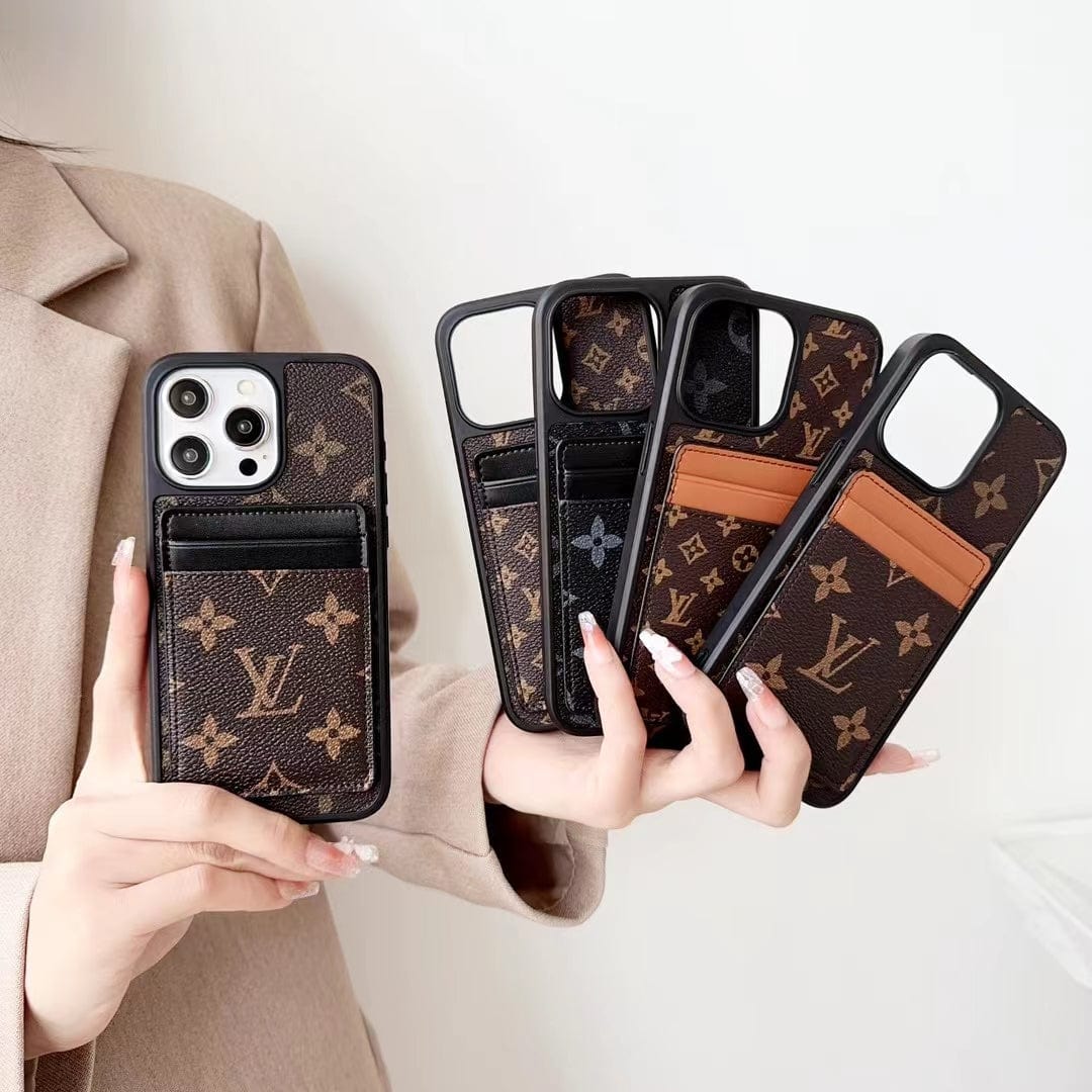 HypedEffects louis vuitton iPhone Cover with Colorful Card Holder