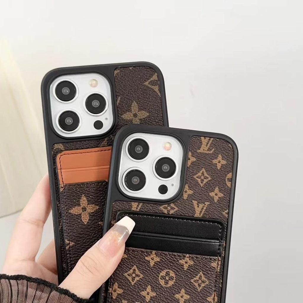 HypedEffects louis vuitton iPhone Cover with Colorful Card Holder