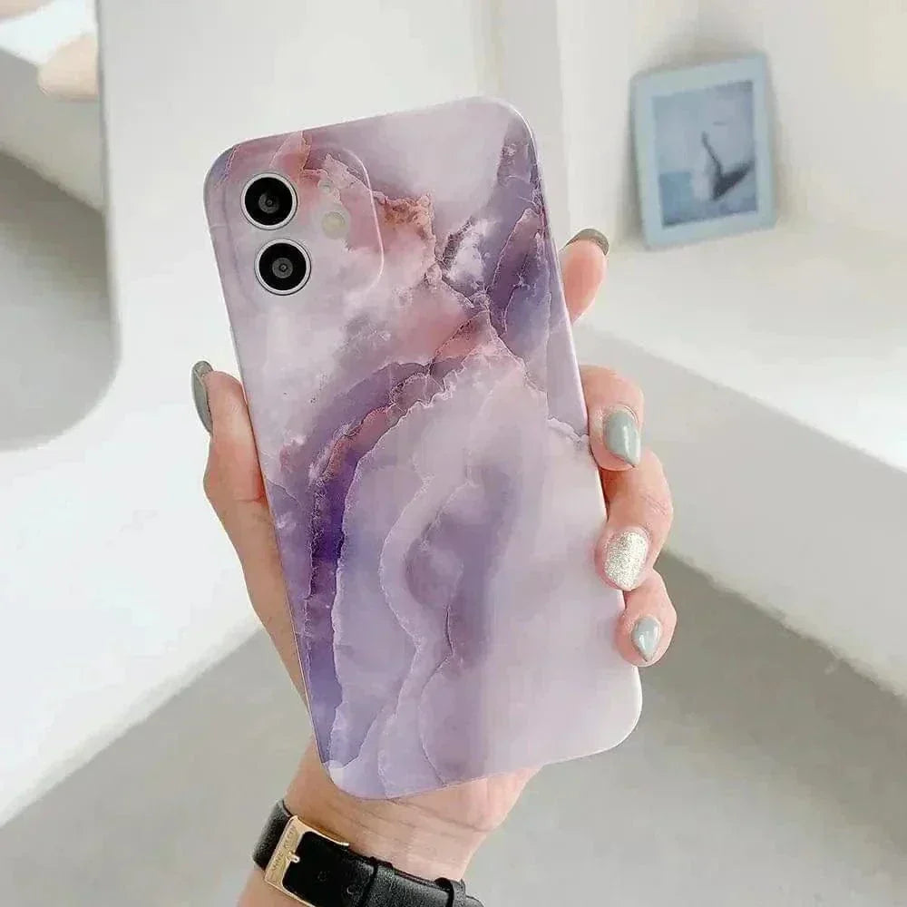 Tunde Store Dreamy Marble Phone Case for iPhone 12
