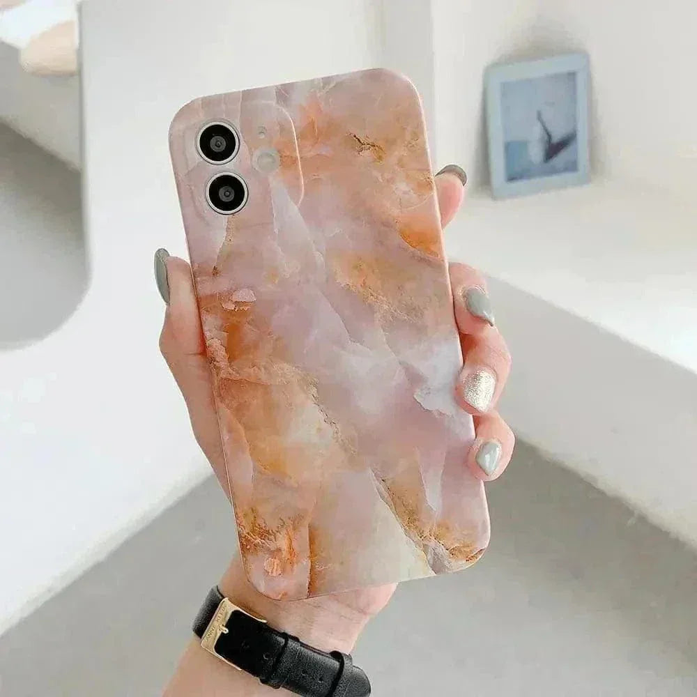 Tunde Store Dreamy Marble Phone Case for iPhone 12