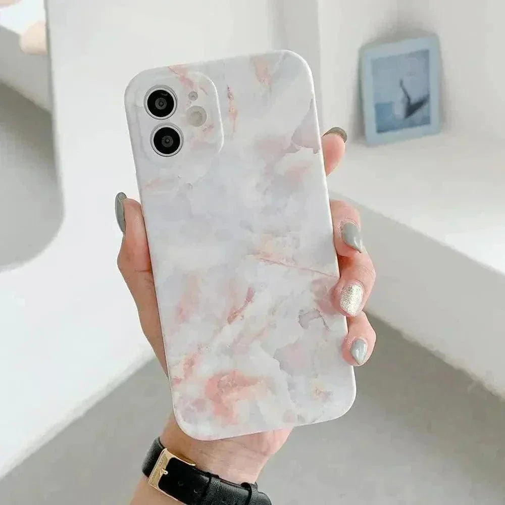Tunde Store Dreamy Marble Phone Case for iPhone 12