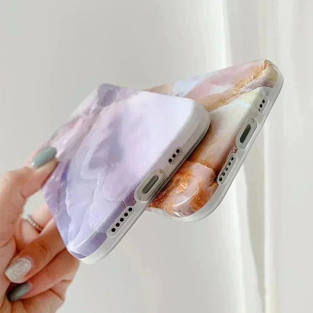 Tunde Store Dreamy Marble Phone Case for iPhone 12