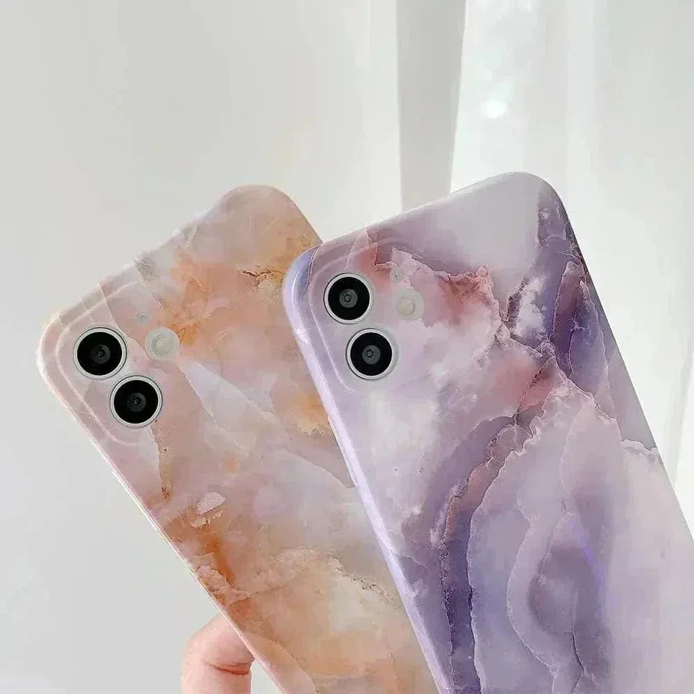 Tunde Store Dreamy Marble Phone Case for iPhone 12