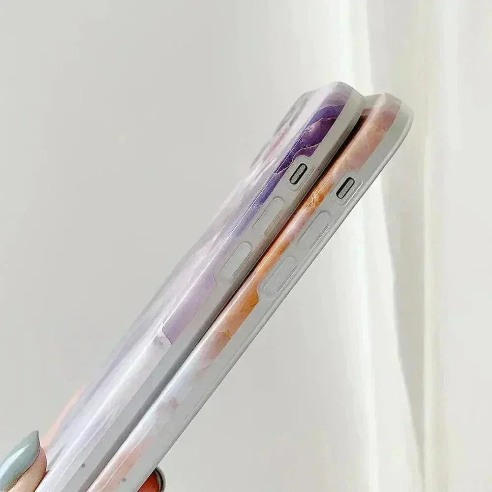 Tunde Store Dreamy Marble Phone Case for iPhone 12