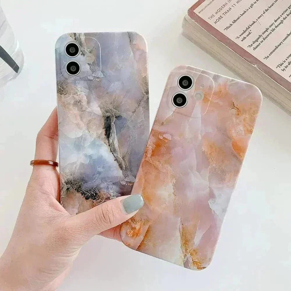 Tunde Store Dreamy Marble Phone Case for iPhone 12