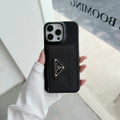 Tunde Store Elegant Prada iPhone Covers With Integrated Wallet | iPhone 12 to iPhone 16