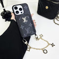 Tunde Store Fashioned Back Pocket Louis Vuitton iPhone Case | Charming chain holder