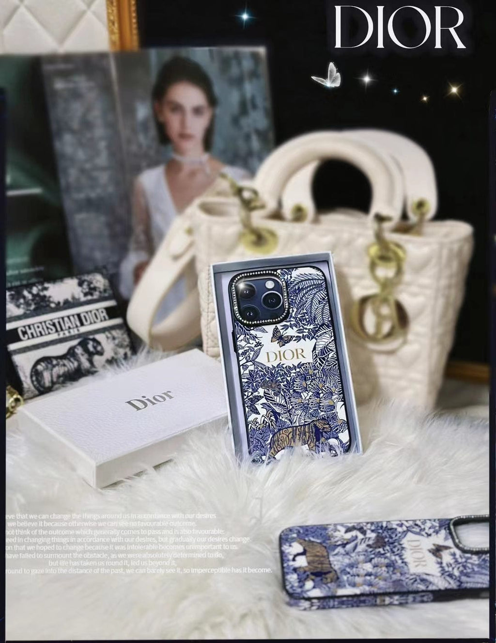 Tunde Store Floral Blue iPhone 15 Pro Max Cover