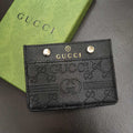 Tunde Store Gucci Embossed Leather Card Holder Wallet