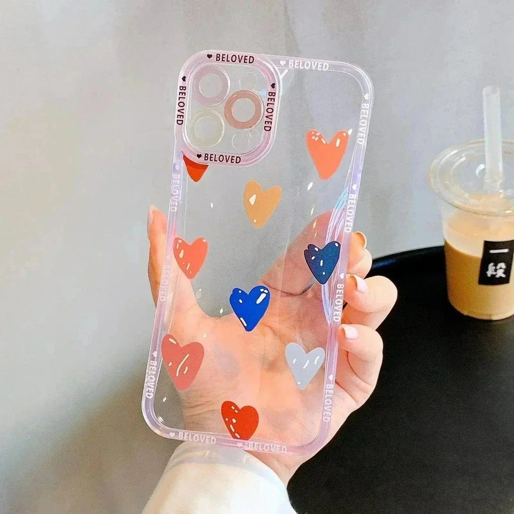 Tunde Store Heart Graffiti Phone Case