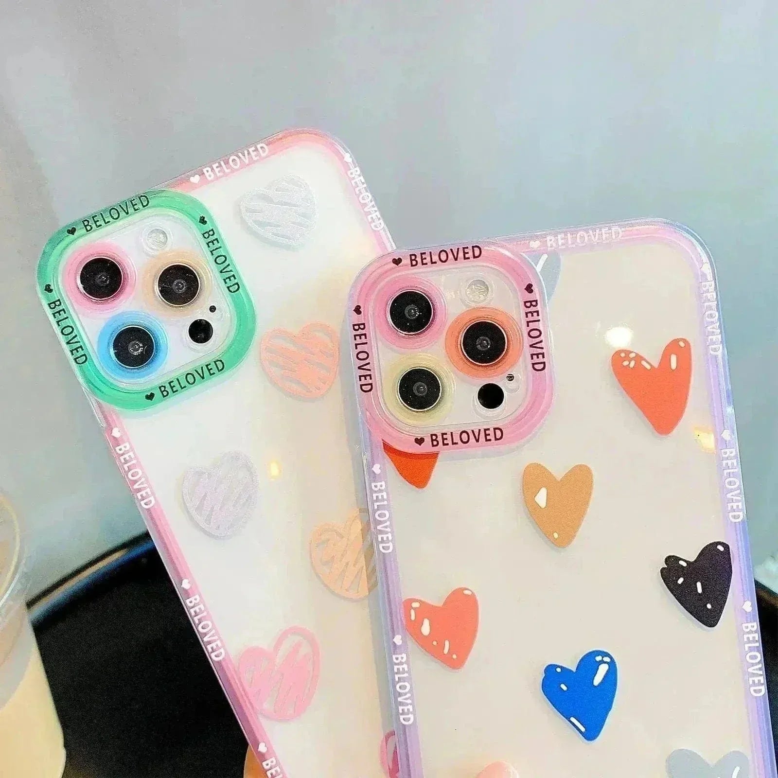 Tunde Store Heart Graffiti Phone Case