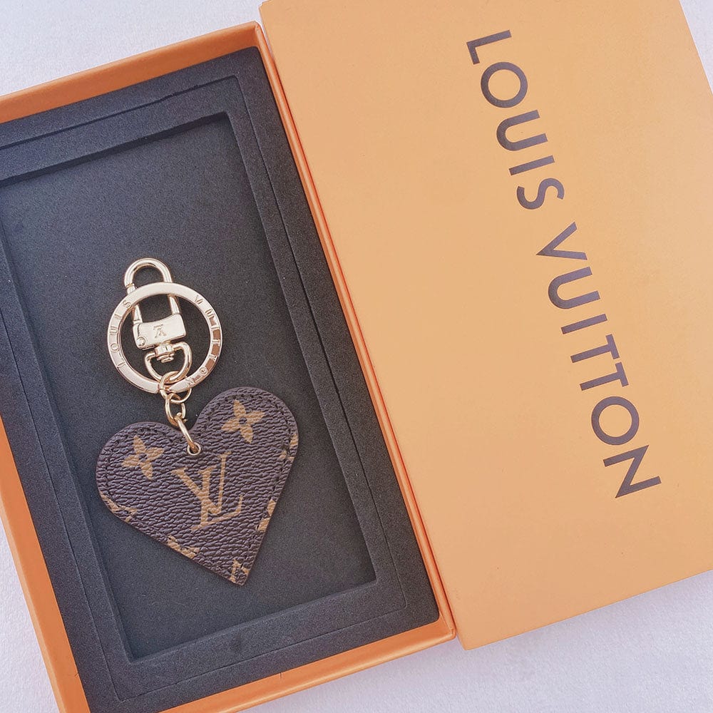 Tunde Store Heart Louis Vuitton And Gucci Keychain | Heart Shaped Keychain
