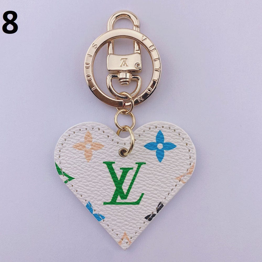 Tunde Store Heart Louis Vuitton And Gucci Keychain | Heart Shaped Keychain
