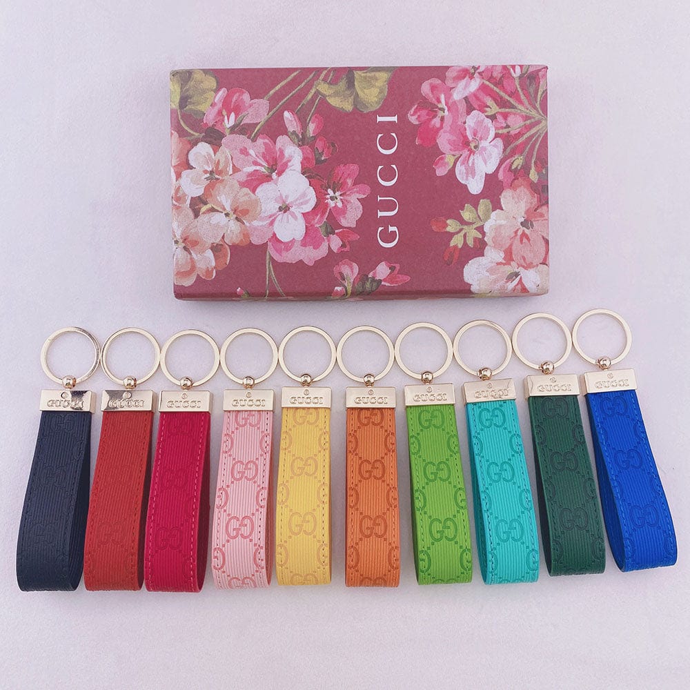 Tunde Store High Fashion Leather lv Keychains