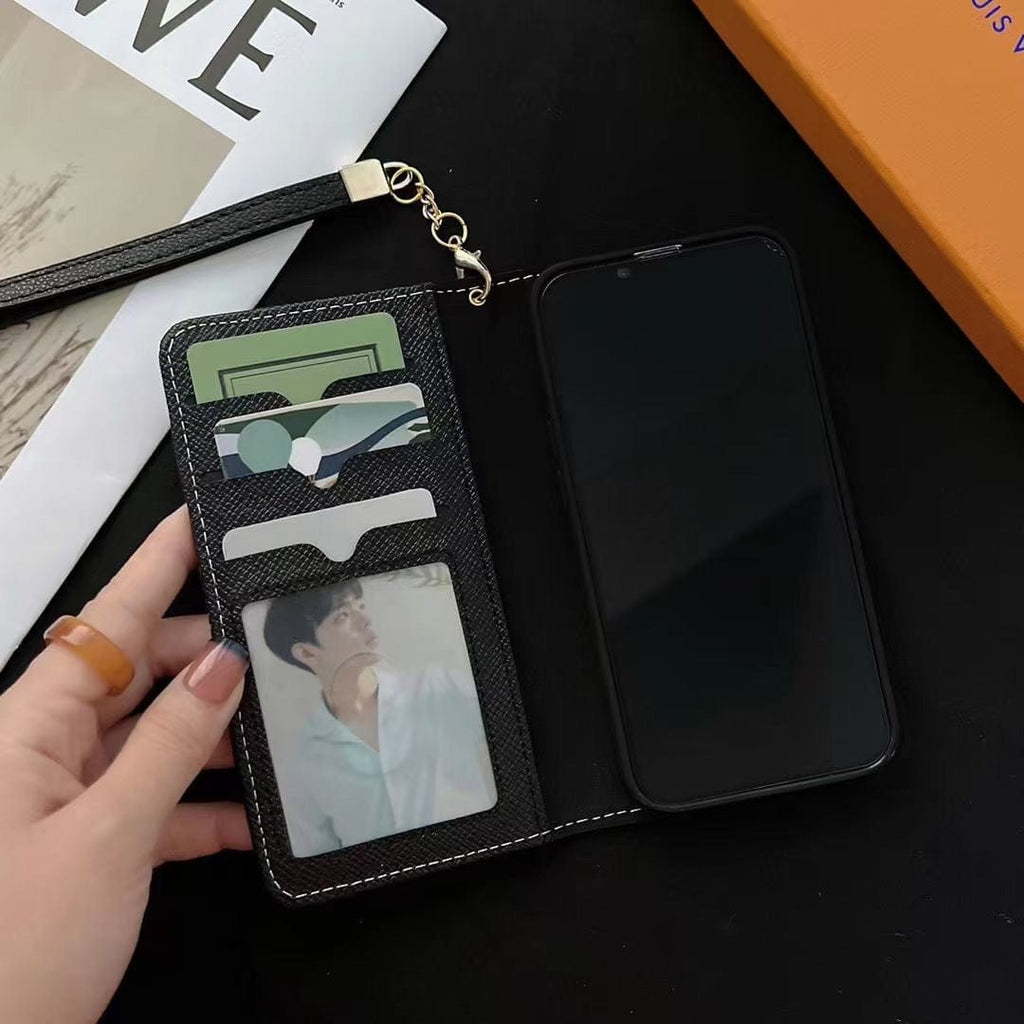 Tunde Store Leather Louis Vuitton Folio iPhone Cases