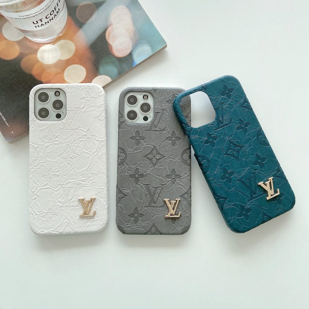 Tunde Store Leather Louis Vuitton iPhone 15 Cases