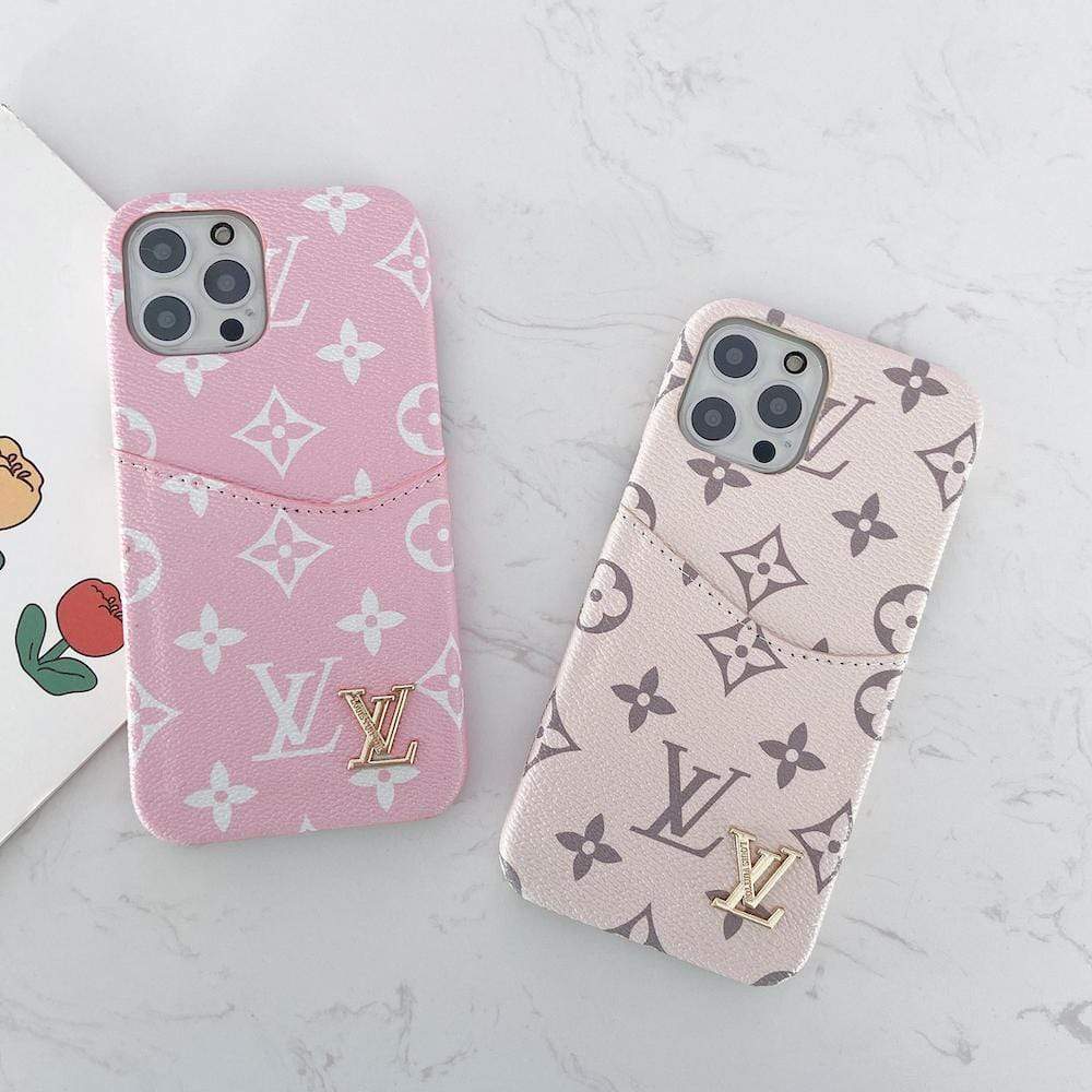 Tunde Store Leather Louis Vuitton Phone Case for iPhone 15
