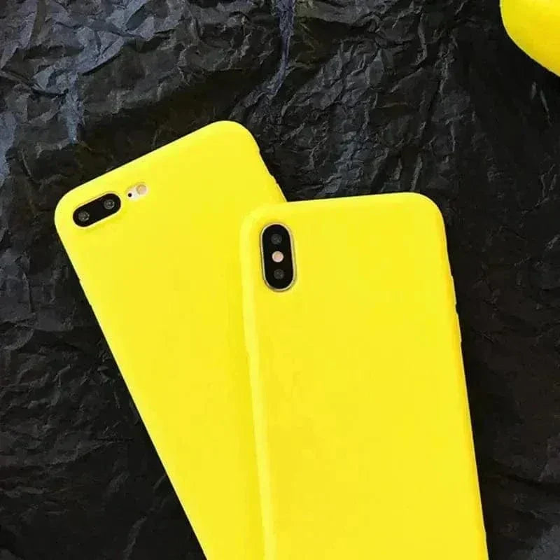 Tunde Store Lemon Yellow Phone Case compatible with iPhone