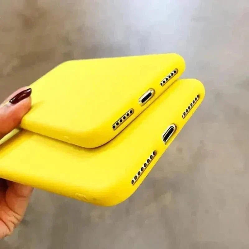 Tunde Store Lemon Yellow Phone Case compatible with iPhone