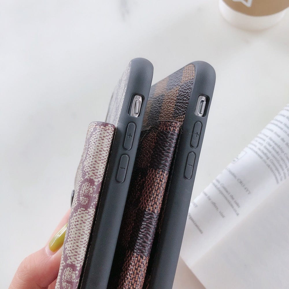 Tunde Store Louis Vuitton and Gucci iPhone Cases with Integrated Wallet