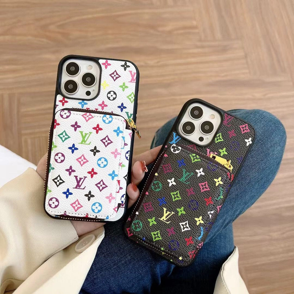 Tunde Store Louis Vuitton iPhone 14 Wallet Case | iPhone 14 Back Pocket Case