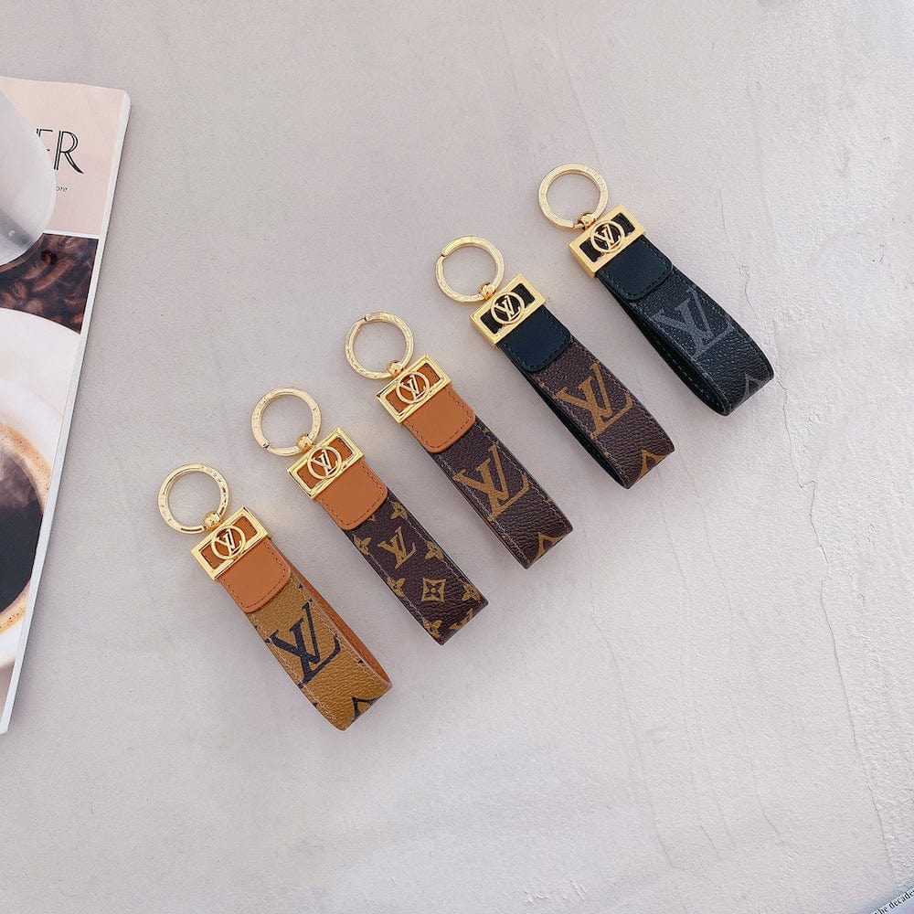 Tunde Store Louis Vuitton Keychain With Golden Keyring