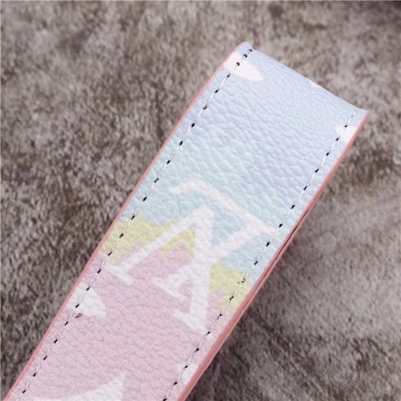 Tunde Store Louis Vuitton Pastel Monogram Key Holders with Gold Accents | LV Keychain