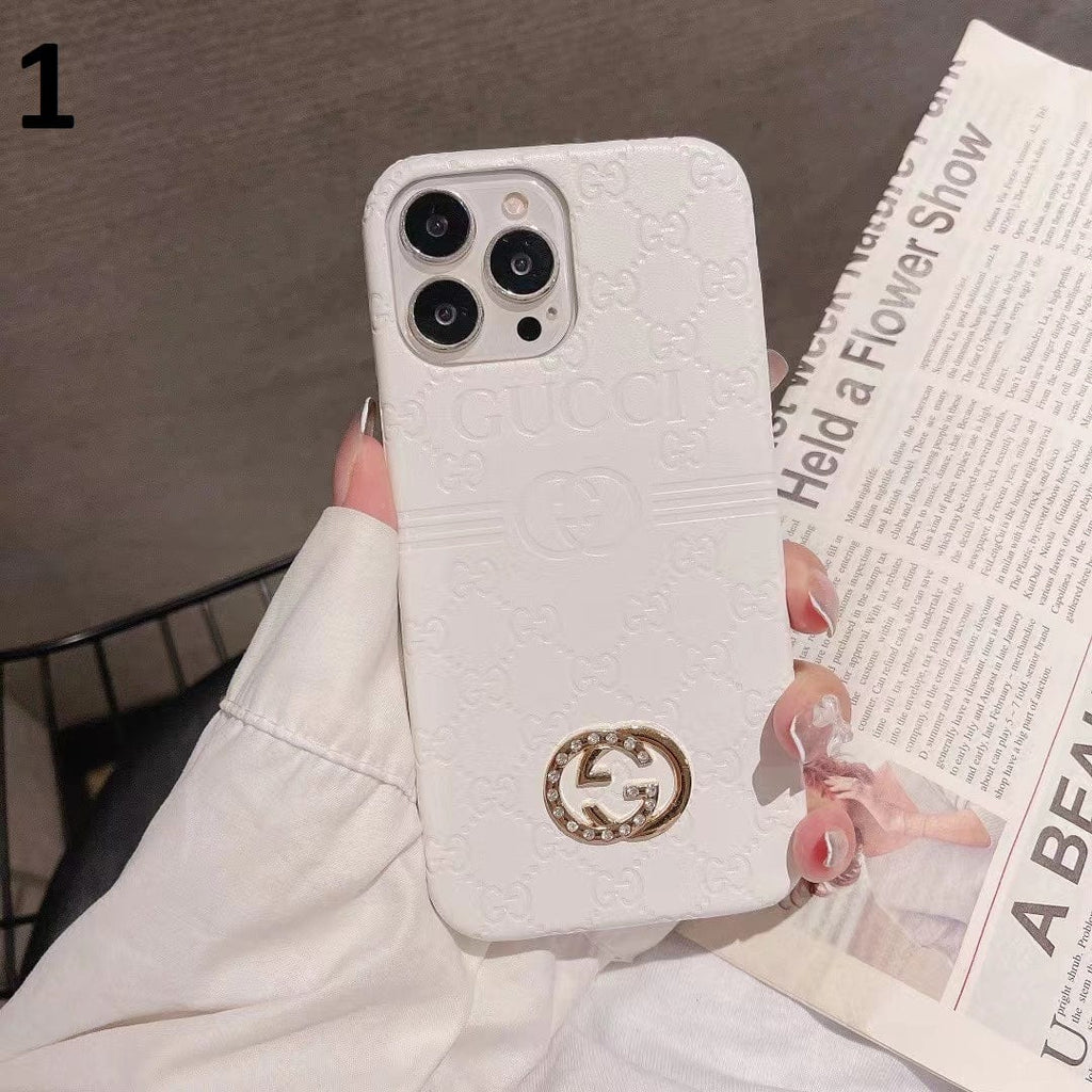 Tunde Store Luxurious Gucci Leather Case for iPhone 16 | iPhone 15 | iPhone 14