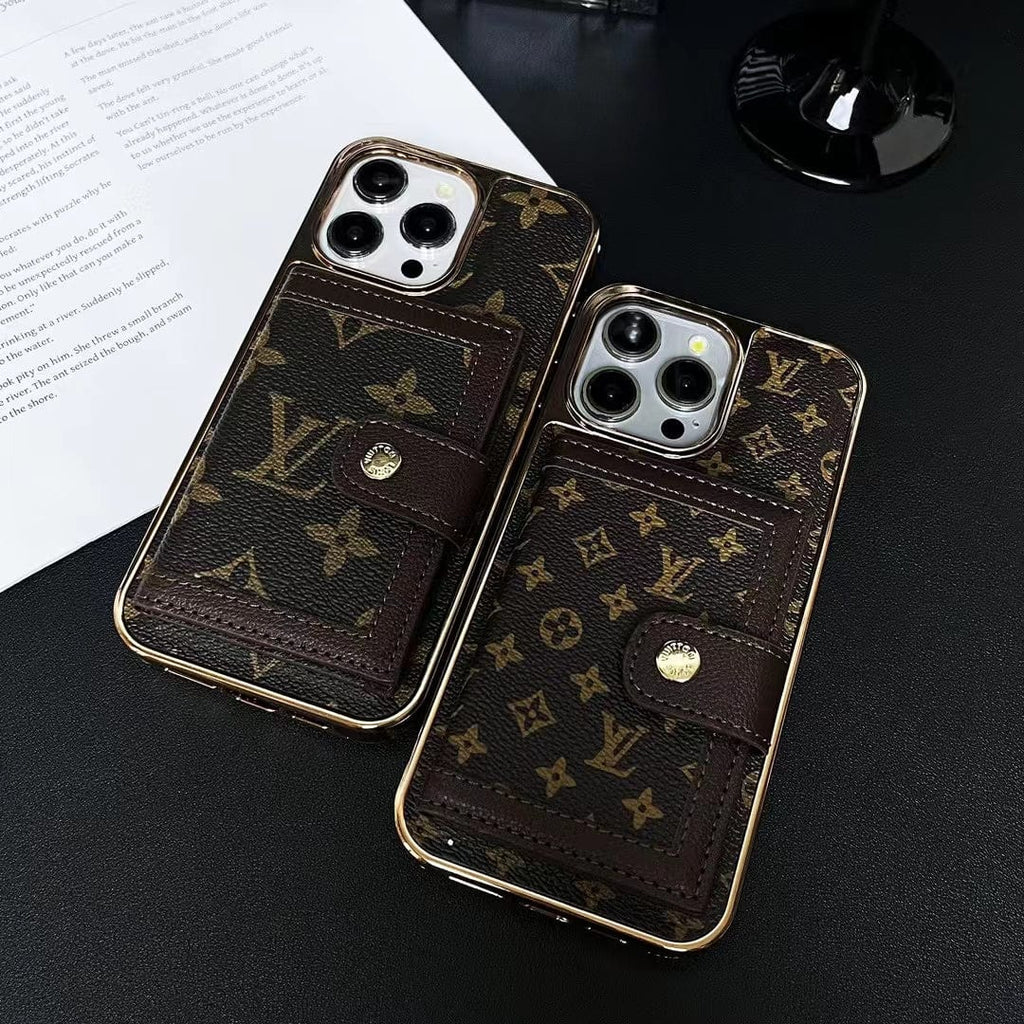 Tunde Store Luxurious Louis Vuitton iPhone Case | LV Pocket Wallet Phone Case