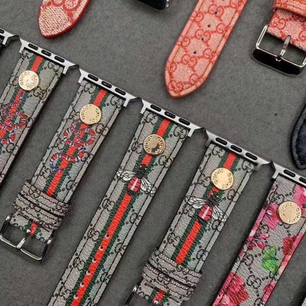 Tunde Store Premium Leather Gucci Watch Band 38/40/41/42/44/45/49 mm