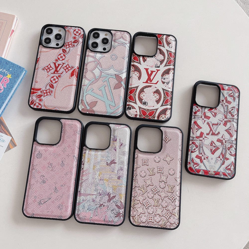 Tunde Store Red and Pink Louis Vuitton iPhone Cases - Perfect Fit for Various iPhone Models