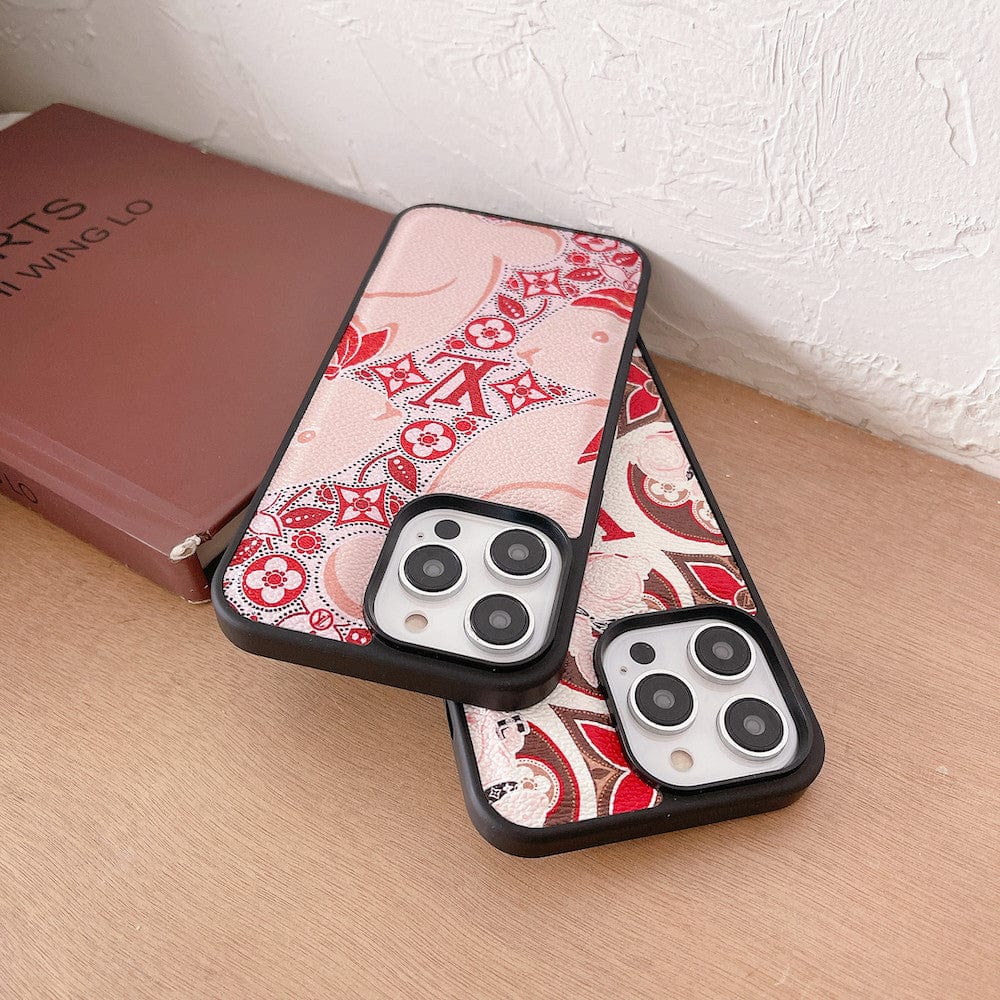 Tunde Store Red and Pink Louis Vuitton Samsung Cases