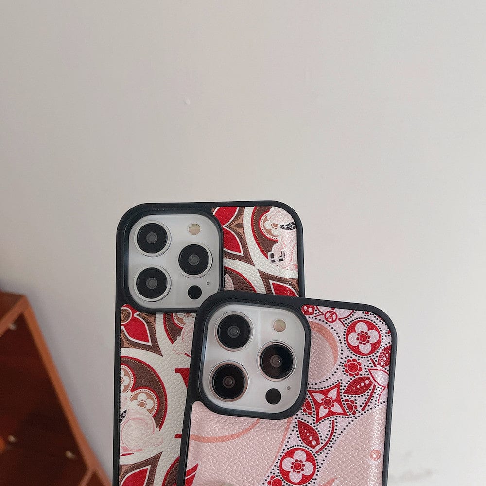 Tunde Store Red and Pink Louis Vuitton Samsung Cases