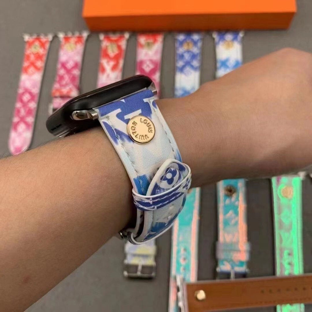 Tunde Store Smooth Leather Louis Vuitton Watch Band 38/40/41/42/44/45/49 mm